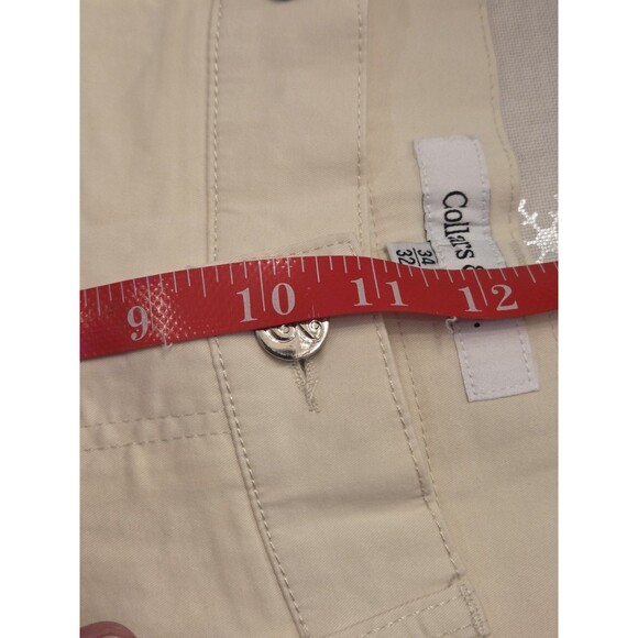 NWT Collars & Co CEO Chino Five Pocket Pants Cotton Stretch Pants Stone 34x32 - Picture 10 of 14